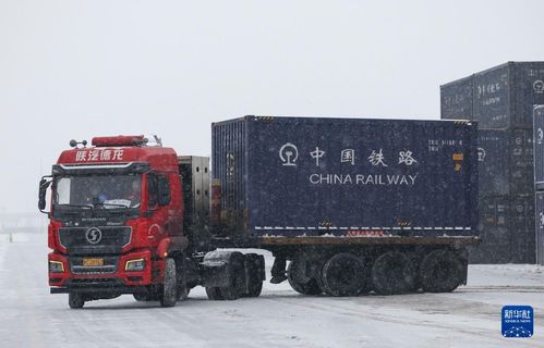 追著雪花看新疆丨數九寒天生產忙 道路貨物運輸